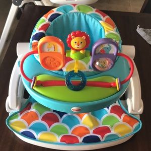 Infant play seat w/ removable try